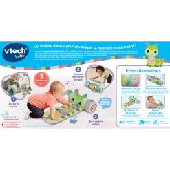 VTECH BABY Rouleau D'éveil Musical 3 En 1 - Baby Loulous -VTech Promos Boutique 80 537005 rouleau musical dos