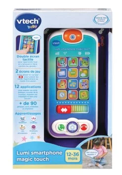 VTECH BABY Lumi Smartphone Magic Touch - Telephone Interactif 12 VTECH BABY Lumi Smartphone Magic Touch - Telephone Interactif -VTech Promos Boutique 80 537605 PACKAGE RECTO 1