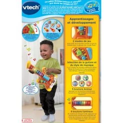 VTECH BABY Guitare Electrique Enfant Tigre - Jungle Rock - VTech 11 VTECH BABY Guitare Electrique Enfant Tigre - Jungle Rock - VTech -VTech Promos Boutique 80 537805 guitare electrique dos
