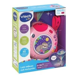 VTECH BABY Lumi Veilleuse Nuit Enchantée Rose -VTech Promos Boutique 80 540355 4
