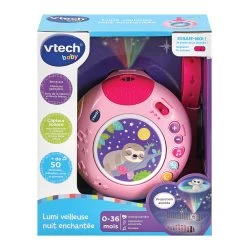 VTECH BABY Lumi Veilleuse Nuit Enchantée Rose -VTech Promos Boutique 80 540355 5