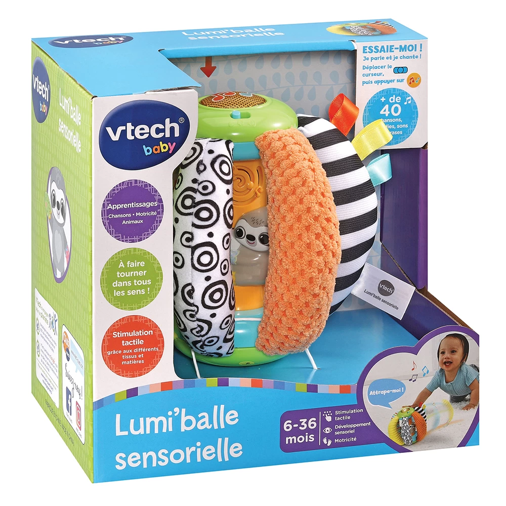 VTECH BABY Lumi'balle Sensorielle 7 VTECH BABY Lumi'balle Sensorielle – Image 7