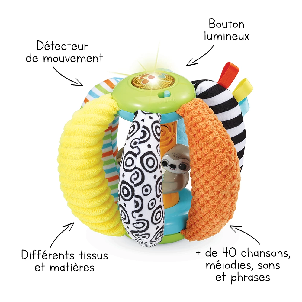 VTECH BABY Lumi'balle Sensorielle 2 VTECH BABY Lumi'balle Sensorielle – Image 2