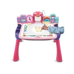 VTech Magi Bureau Interactif 5 En 1 Rose -VTech Promos Boutique 80 540955 3