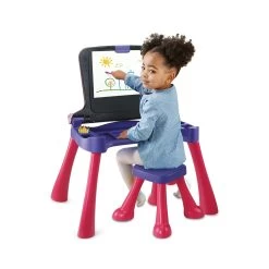 VTech Magi Bureau Interactif 5 En 1 Rose -VTech Promos Boutique 80 540955 8