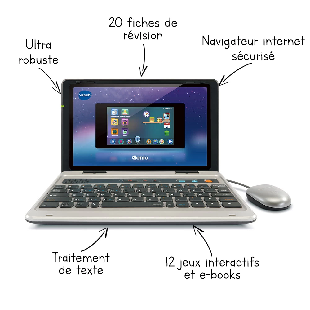 VTech Genio, Mon Premier Vrai Ordi ! 2 VTech Genio, Mon Premier Vrai Ordi ! – Image 2