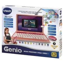 VTech Genio, Mon Premier Vrai Ordi ! (rose) -VTech Promos Boutique 80 541055 10