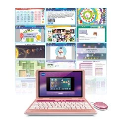 VTech Genio, Mon Premier Vrai Ordi ! (rose) -VTech Promos Boutique 80 541055 5