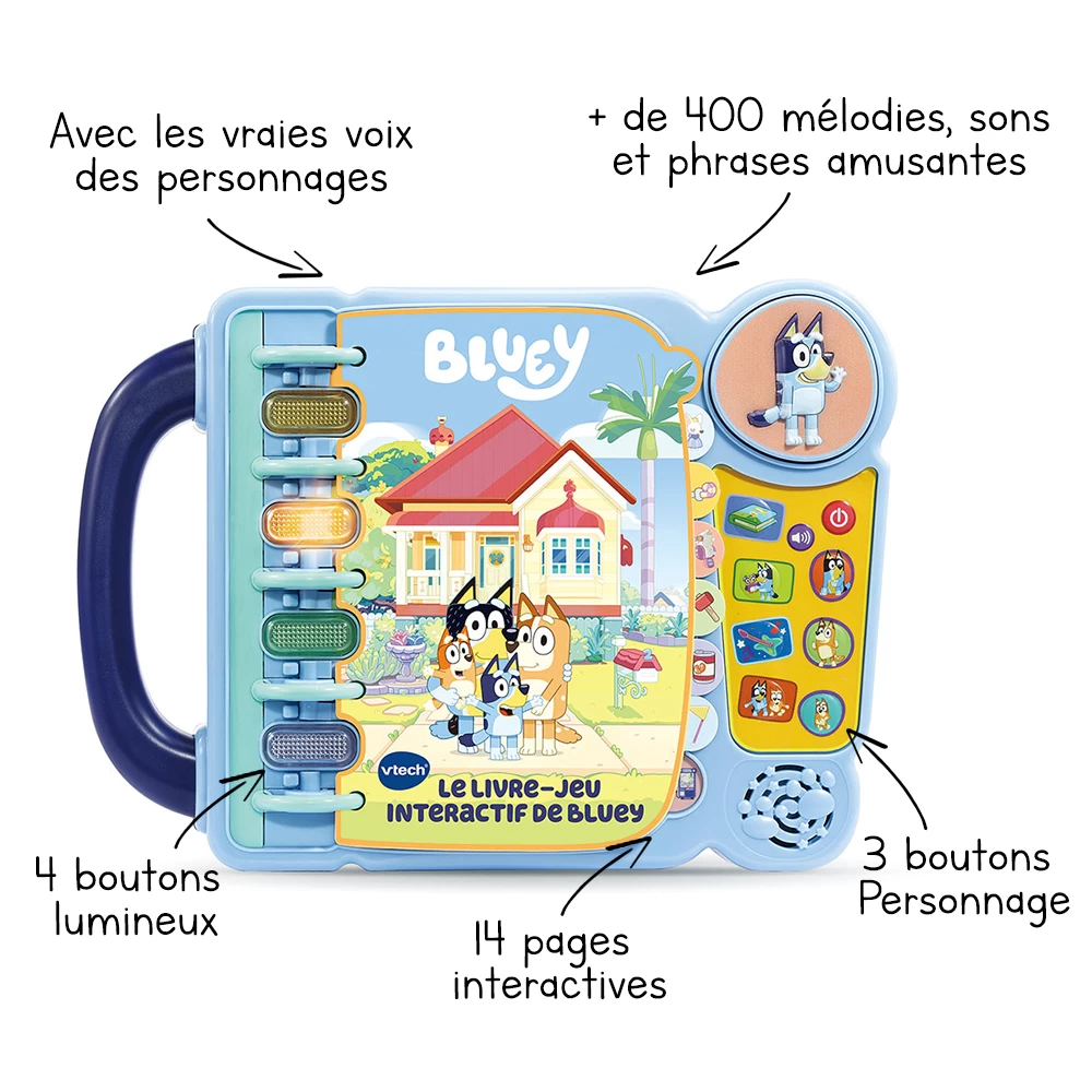 VTech Mon Livre-jeu Interactif De Bluey 2 VTech Mon Livre-jeu Interactif De Bluey – Image 2