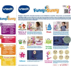 VTech Funny Sunny Rose - Compagnon Interactif 14 VTech Funny Sunny Rose - Compagnon Interactif -VTech Promos Boutique 80 546255 dos boite