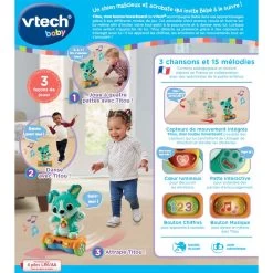 VTECH BABY Titou, Mon Toutou Hoverboard - P'tits Loulous -VTech Promos Boutique 80 547505 dos boite