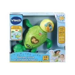 VTECH BABY Maman Tortue Et Son Bébé Nageur - Jouet De Bain -VTech Promos Boutique 80 547905 6