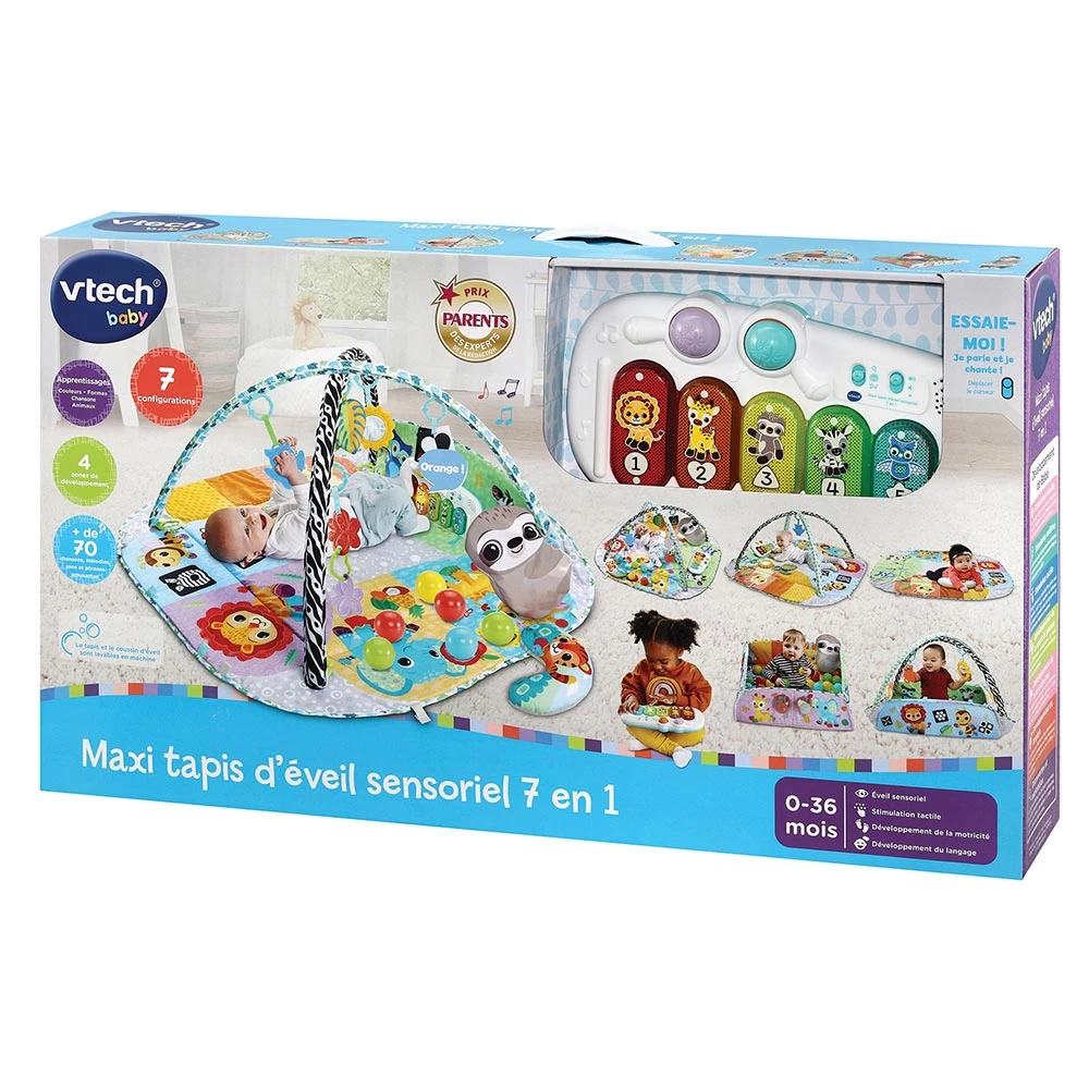 VTECH BABY Maxi Tapis D'éveil Sensoriel 7 En 1 12 VTECH BABY Maxi Tapis D'éveil Sensoriel 7 En 1 – Image 12
