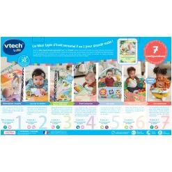VTECH BABY Maxi Tapis D'éveil Sensoriel 7 En 1 25 VTECH BABY Maxi Tapis D'éveil Sensoriel 7 En 1 -VTech Promos Boutique 80 550005 dos boite