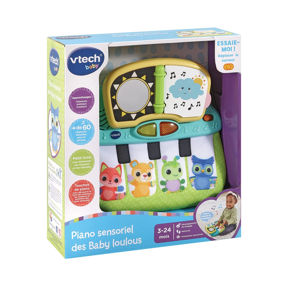 VTECH BABY Piano Sensoriel Des Baby Loulous - Jouet Interactif 5 VTECH BABY Piano Sensoriel Des Baby Loulous - Jouet Interactif – Image 5