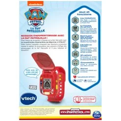 VTech Pat Patrouille - La Montre-jeu Interactive De Marcus 11 VTech Pat Patrouille - La Montre-jeu Interactive De Marcus -VTech Promos Boutique 80 551665 dos boite