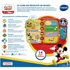 VTech Le Livre-jeu éducatif De Mickey -VTech Promos Boutique 80 554005 dos boite