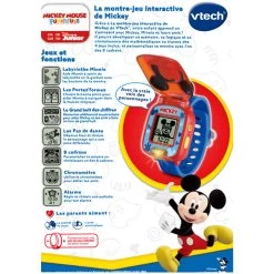 VTech La Montre-jeu Interactive De Mickey -VTech Promos Boutique 80 554205 dos boite