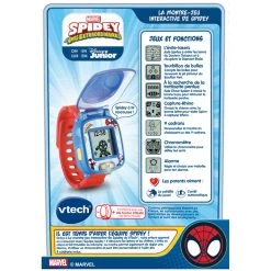VTech La Montre-jeu Interactive De Spidey -VTech Promos Boutique 80 554305 dos boite