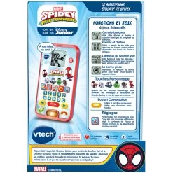 VTech Le Smartphone éducatif De Spidey -VTech Promos Boutique 80 554405 dos boite