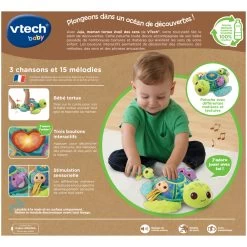VTECH BABY Juju, Maman Tortue éveil Des Sens 15 VTECH BABY Juju, Maman Tortue éveil Des Sens -VTech Promos Boutique 80 554805 dos boite