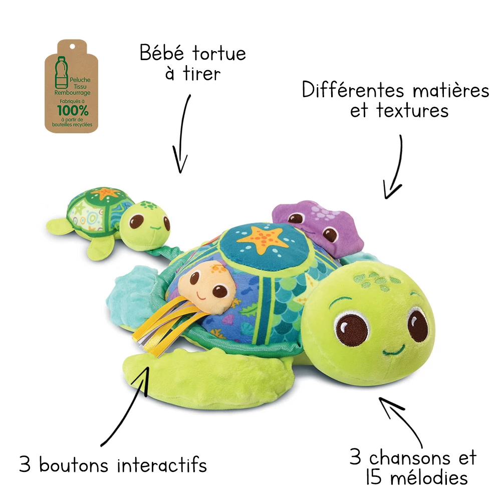 VTECH BABY Juju, Maman Tortue éveil Des Sens 2 VTECH BABY Juju, Maman Tortue éveil Des Sens – Image 2