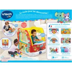 VTECH BABY Super Tut Tut Cabane Des Découvertes 17 VTECH BABY Super Tut Tut Cabane Des Découvertes -VTech Promos Boutique 80 555105 Dos boite