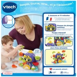 VTech Polo, Mon Poulpe Rigolo 13 VTech Polo, Mon Poulpe Rigolo -VTech Promos Boutique 80 555205 dos boite