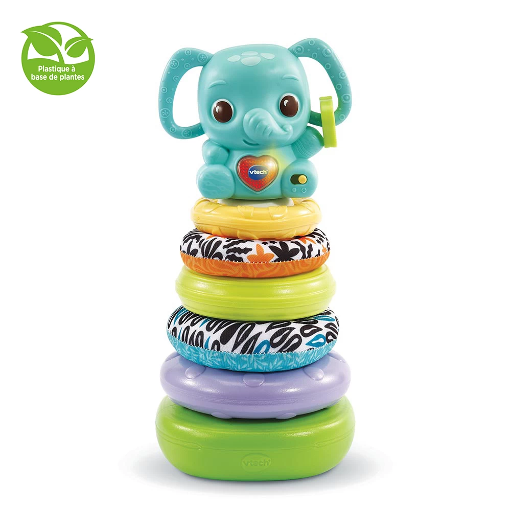 VTech Nino, éléphanteau Empilo 3 En 1 1 VTech Nino, éléphanteau Empilo 3 En 1
