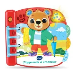 VTECH BABY Livre Interactif - J'apprends à M'habiller