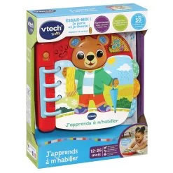 VTECH BABY Livre Interactif - J'apprends à M'habiller -VTech Promos Boutique 80 558305 6