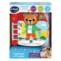 VTECH BABY Livre Interactif - J'apprends à M'habiller -VTech Promos Boutique 80 558305 7
