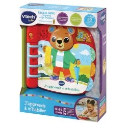 VTECH BABY Livre Interactif - J'apprends à M'habiller -VTech Promos Boutique 80 558305 8