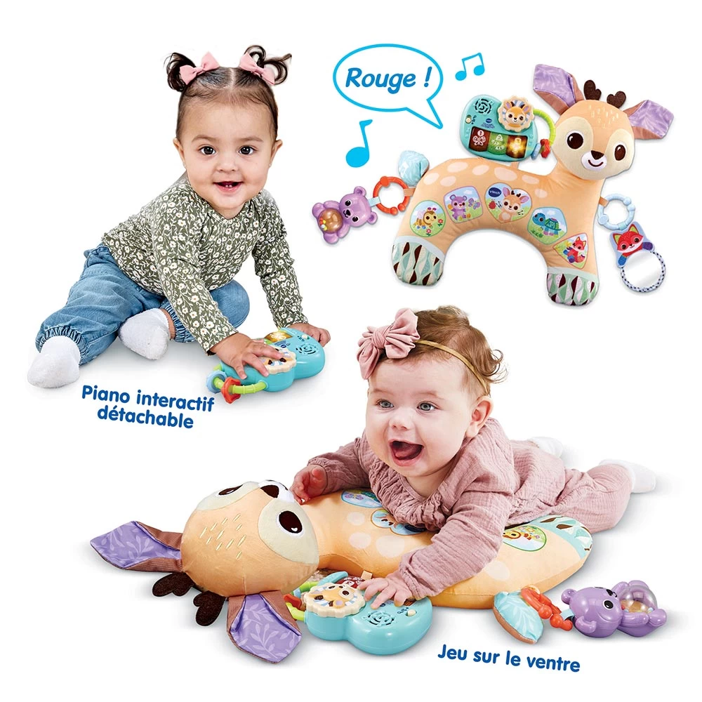 VTECH BABY Mon Coussin D'éveil Sensoriel 8 VTECH BABY Mon Coussin D'éveil Sensoriel – Image 8