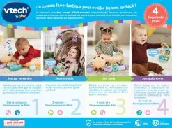 VTECH BABY Mon Coussin D'éveil Sensoriel 18 VTECH BABY Mon Coussin D'éveil Sensoriel -VTech Promos Boutique 80 560505 dos boC3AEte