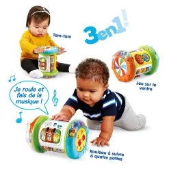 VTECH BABY Magi Rouleau Tam-tam 3 En 1 -VTech Promos Boutique 80 562605 CAT