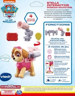 VTech Pat Patrouille - Stella Interactive : Mission Sauvetage -VTech Promos Boutique 80 563205 dos boC3AEte
