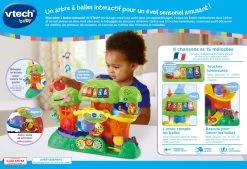 VTech Mon Arbre à Balles Interactif -VTech Promos Boutique 80 564905 dos boC3AEte