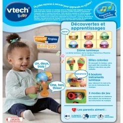 VTECH BABY Maracas Lumi Magiques - Jouet Musical -VTech Promos Boutique 80 607505 maracas lumi magiques dos