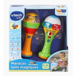 VTECH BABY Maracas Lumi Magiques - Jouet Musical -VTech Promos Boutique 80 607545 PACKAGE RECTO 1