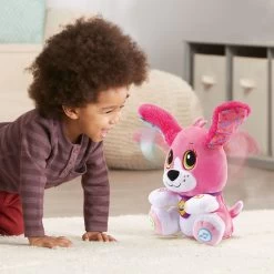VTECH BABY Toutou Parle Avec Moi Rose - Peluche Interactive -VTech Promos Boutique 80 610155 3
