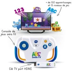 VTech ABC Smile TV - Ma Première Console TV éducative -VTech Promos Boutique 80 613265 flC3A8ches