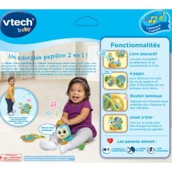 VTECH BABY Rouli Livre Papillon - Baby Loulous -VTech Promos Boutique 80 613405 rouli livre dos