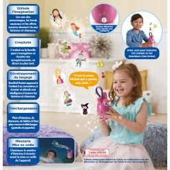 VTech StoriKid Pocket Rose - Conteur D'histoires Interactif -VTech Promos Boutique 80 613755 storikid pocke rose dos