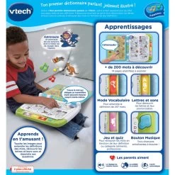 VTech Mon Premier Dictionnaire Parlant 15 VTech Mon Premier Dictionnaire Parlant -VTech Promos Boutique 80 614405 dos boite