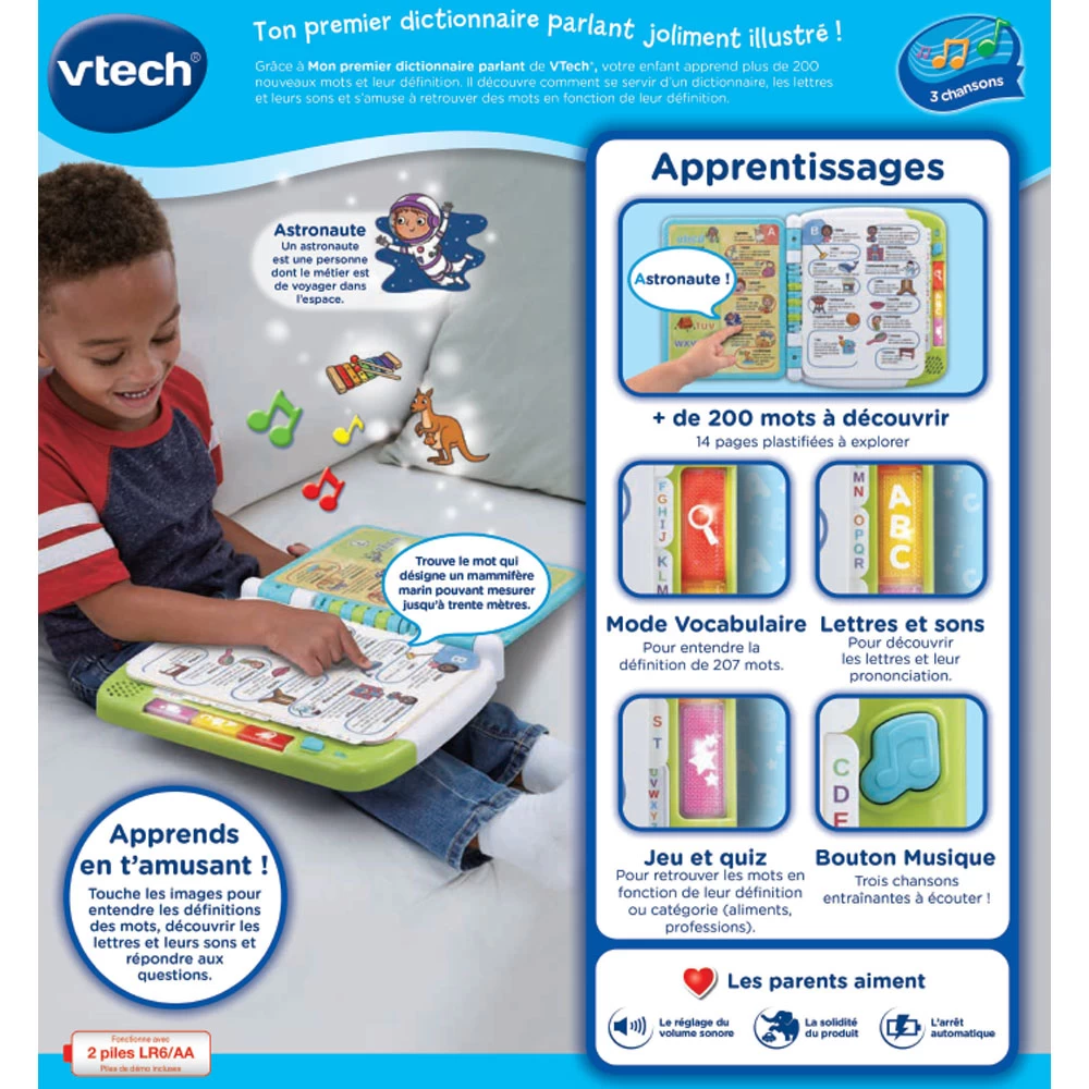 VTech Mon Premier Dictionnaire Parlant 8 VTech Mon Premier Dictionnaire Parlant – Image 8