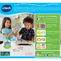 VTech Xylo-Tambourin Lumi Magique -VTech Promos Boutique 80 615605 dos boite