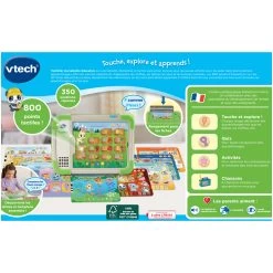VTech TactiKid, Ma Tablette éducative -VTech Promos Boutique 80 616505 dos boite