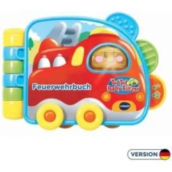 Vtech 80-502004-Tut Bébé Flitzer-Feuerwehrbuch, Multicolore
