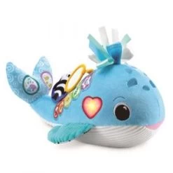 Vtech Baby Baleine Peluche, 562805, Bleu,